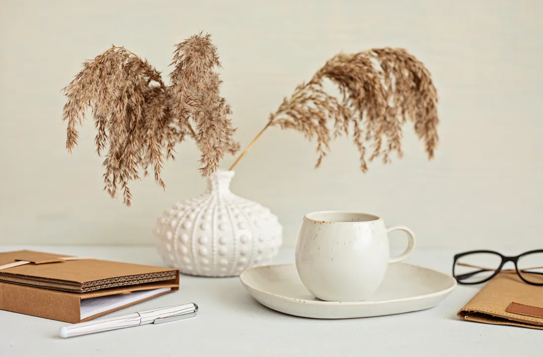 Keramik Tasse & Teller